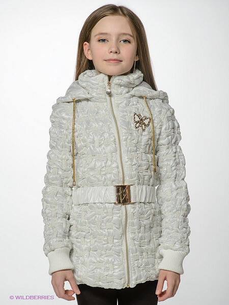 Белая куртка для девочки