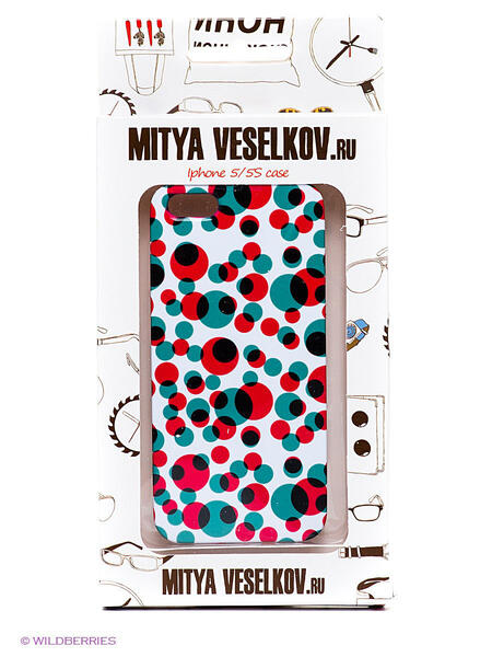 Чехол для IPhone 5 "Цветные кружки" Mitya Veselkov 1282866