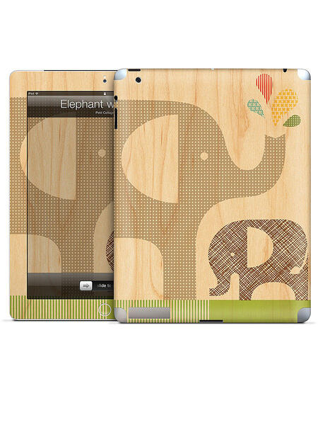 Виниловая наклейка для iPad Elephant with Calf-Petit Collage. Gelaskins 1041982