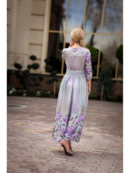 Платье "Лиловые цветы" Серафима 4156007