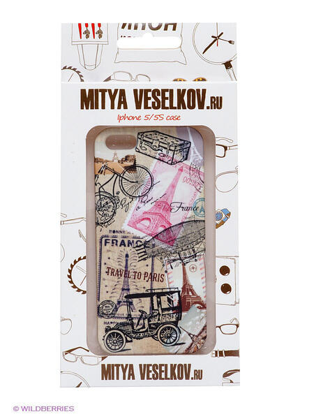 Чехол для IPhone 5 "Ретро-Париж" Mitya Veselkov 1282876