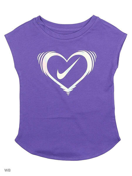 Топ NKG IRIDESCENT HEART SS TEE Nike 4124269