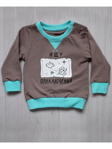 Свитшот "Приключения" TRENDYCO Kids 3862786