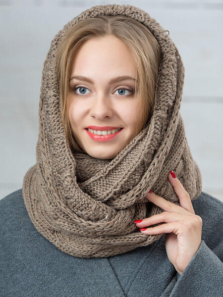 Снуп шарф женский