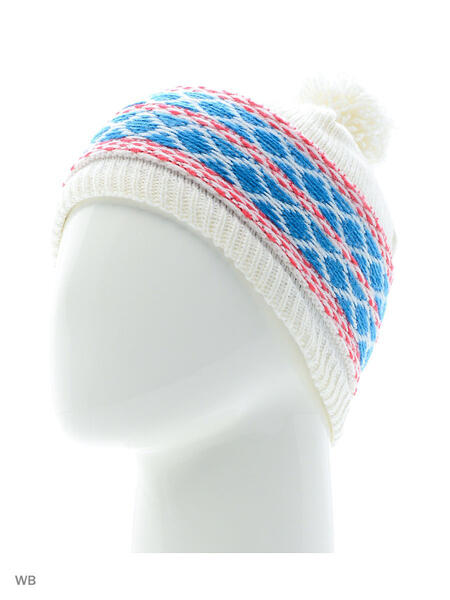 Шапка KUBA BEANIE White/LOTUS PINK/BL Salomon 3632643