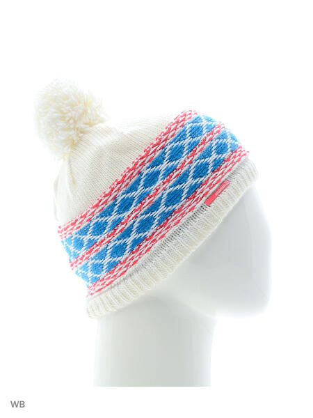 Шапка KUBA BEANIE White/LOTUS PINK/BL Salomon 3632643