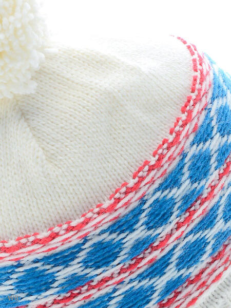 Шапка KUBA BEANIE White/LOTUS PINK/BL Salomon 3632643