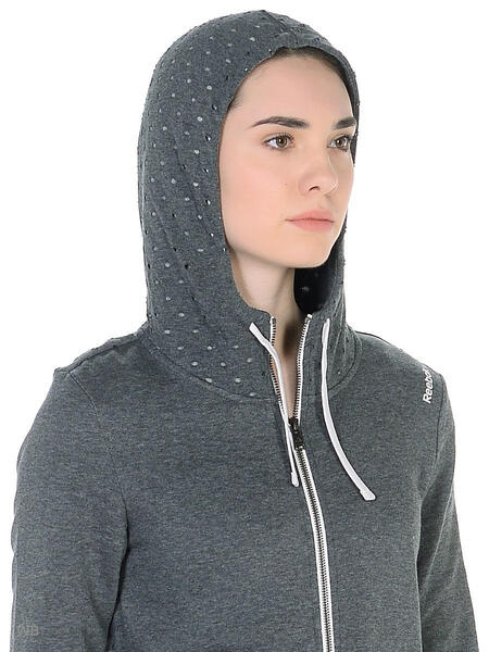 Толстовка EL FL MESH FULLZIP DGREYH Reebok 3592274