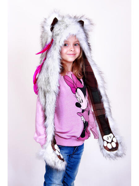 Волкошапка (зверошапка), шапка с ушами Хаски Alaskan Fashion 3600212