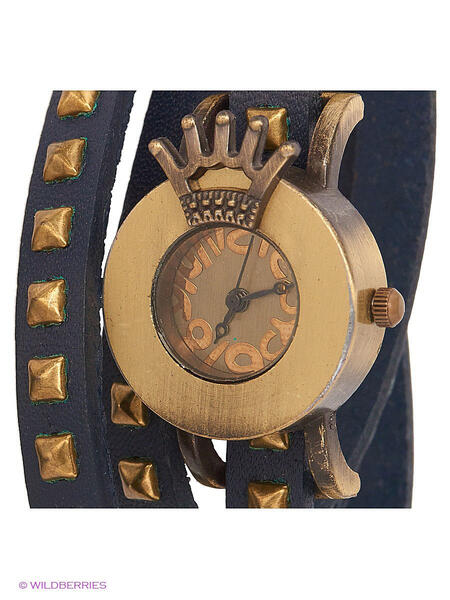 Часы на двойном ремешке "Crown" (синие) Kawaii Factory 3257565