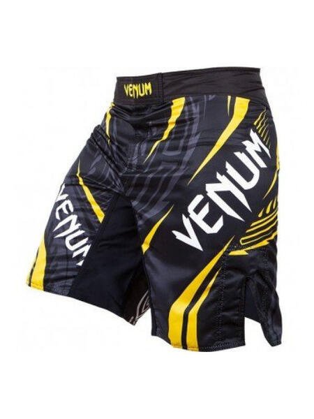 Шорты ММА Lyoto Machida RYUJIN Fightshorts - Black/Yellow Venum 3180302