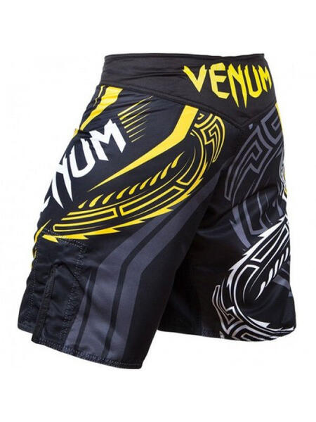 Шорты ММА Lyoto Machida RYUJIN Fightshorts - Black/Yellow Venum 3180302