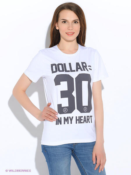 Футболка "Dollar in my heart" K.KARAVAEV 2705303