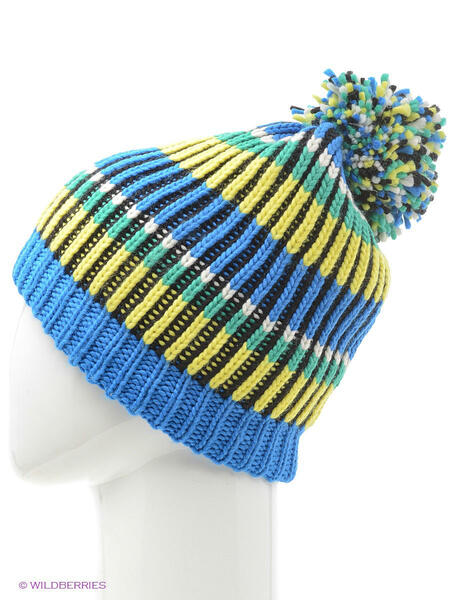 Шапка KNITTED HATS TROY BLUE Buff 2362549