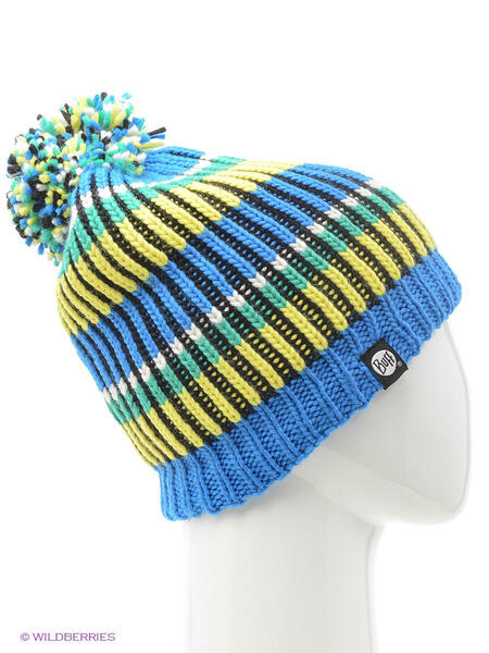 Шапка KNITTED HATS TROY BLUE Buff 2362549