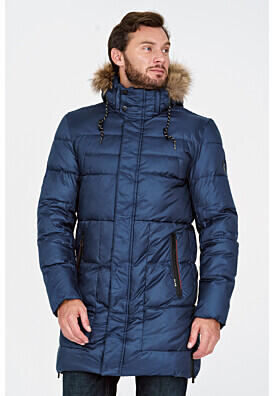 Утепленная куртка с отделкой мехом енота Urban Fashion for Men 309476