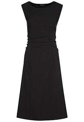 Черное платье без рукавов La Reine Blanche 292003