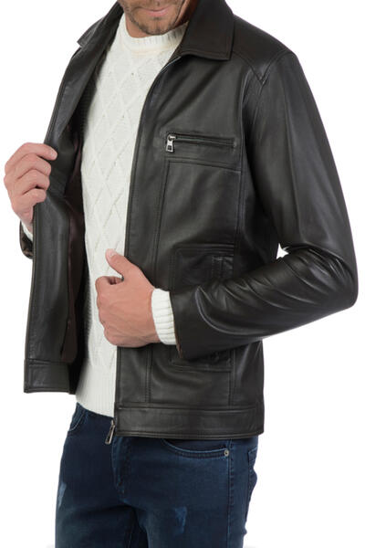 leather jacket GIORGIO DI MARE 5591361