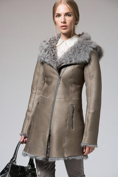 sheepskin coat VESPUCCI BY VSP 5022754