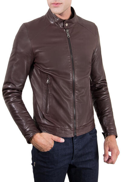 Leather jacket AD MILANO 4972320