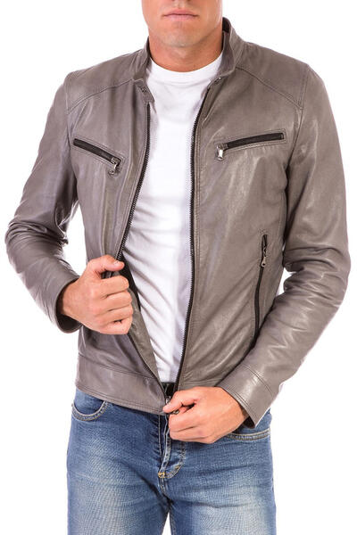Leather jacket AD MILANO 4972302