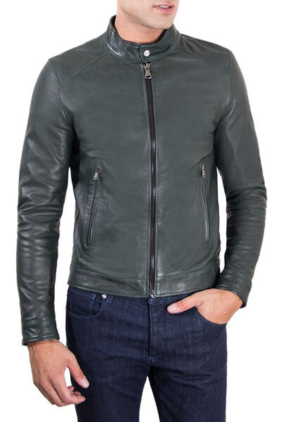Leather jacket AD MILANO 4972319