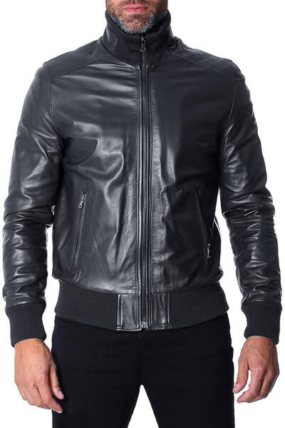 Leather jacket AD MILANO 4454284