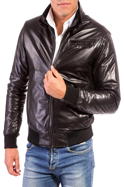 Leather jacket AD MILANO 4972354