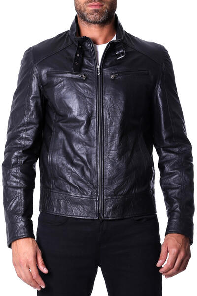 Leather jacket AD MILANO 4454517