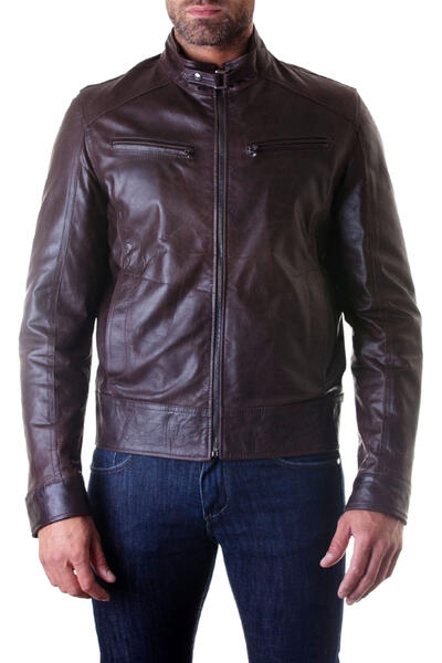 Leather jacket AD MILANO 4454519