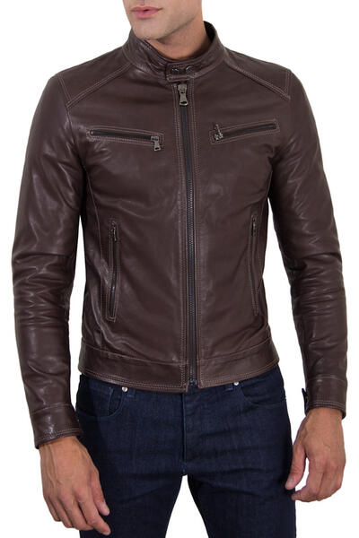 Leather jacket AD MILANO 4454721