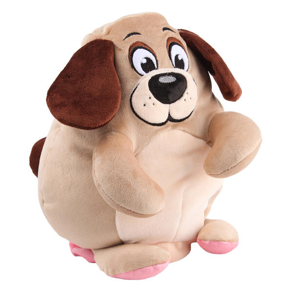 Игрушка-вывернушка СмолТойс Собака-Свинья 30 см цвет: бежевый 11317352