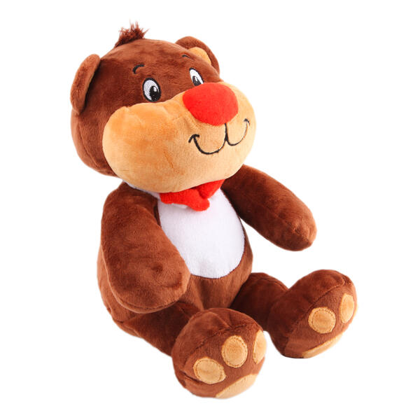 Мягкая игрушка СмолТойс Медвежонок Веня 34 см цвет: коричневый 11510092