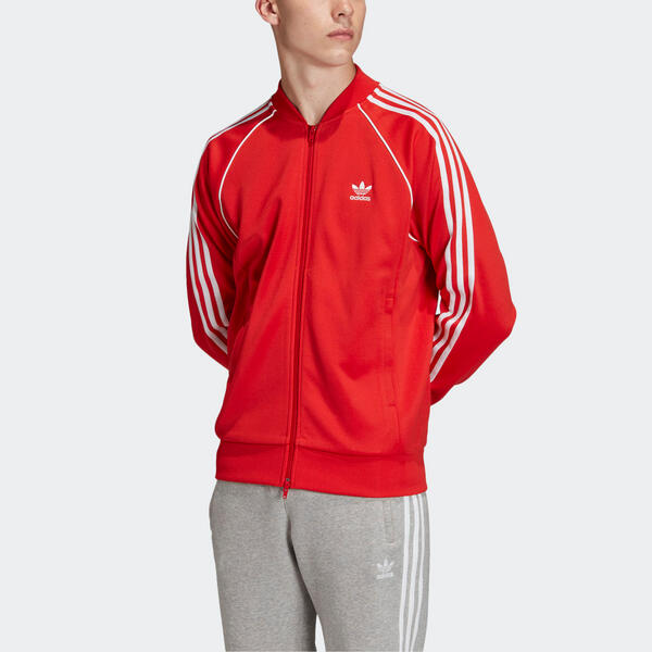 Adidas SST олимпийка мужская оранжевая