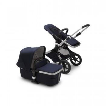 Коляска 2 в 1 Fox 2 Classic Complete Alu/Dark Navy, стальной/темно-синий Bugaboo 631226