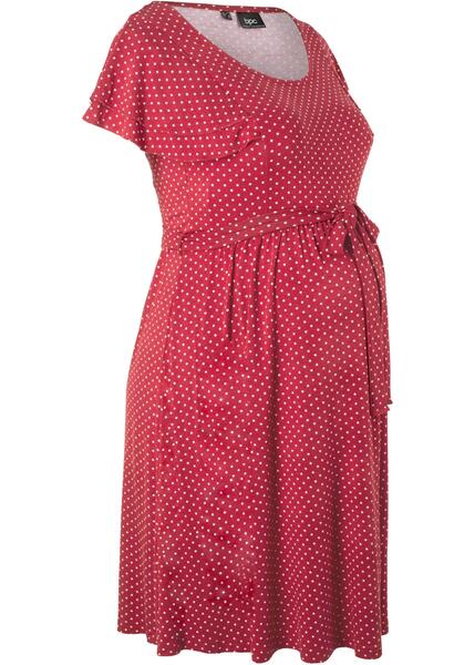Праздничная мода для беременных: платье в горошек bonprix 265696591