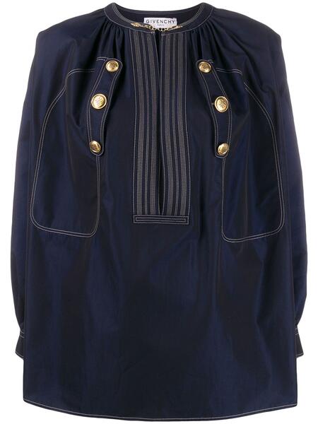 блузка с тиснеными пуговицами Givenchy 148326025154