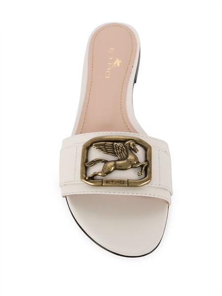 сандалии с металлическим логотипом Etro 148692975155