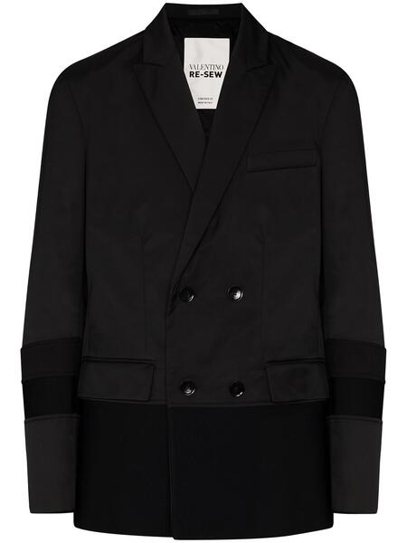 двубортный пиджак со вставками Valentino 153374255350