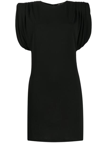 приталенное платье мини со структурированными плечами Versace 151232235156
