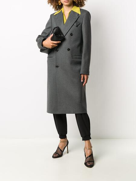 двубортное пальто Bottega Veneta 156099815250