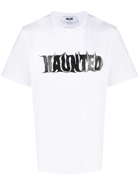 футболка Haunted с круглым вырезом MSGM 158501908883