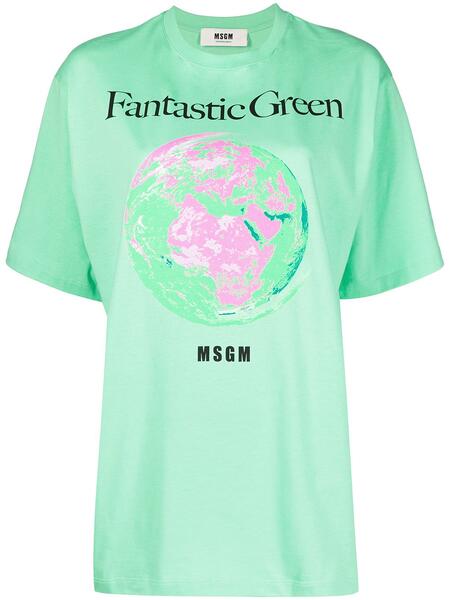 футболка Fantastic Green MSGM 1632727783
