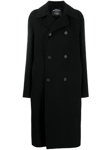 двубортное пальто с капюшоном Stella Mccartney 158291288883