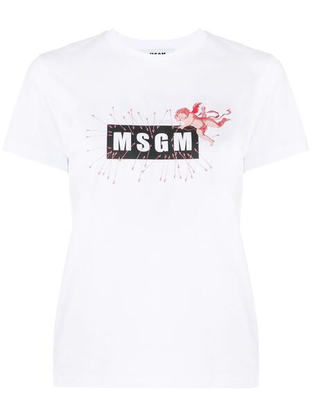 футболка с логотипом MSGM 1547613977