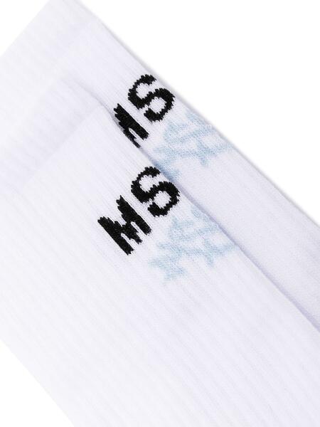 носки вязки интарсия с логотипом MSGM 161560177983