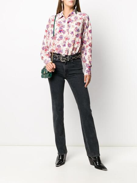 блузка с длинными рукавами и цветочным принтом IRO 157721085156