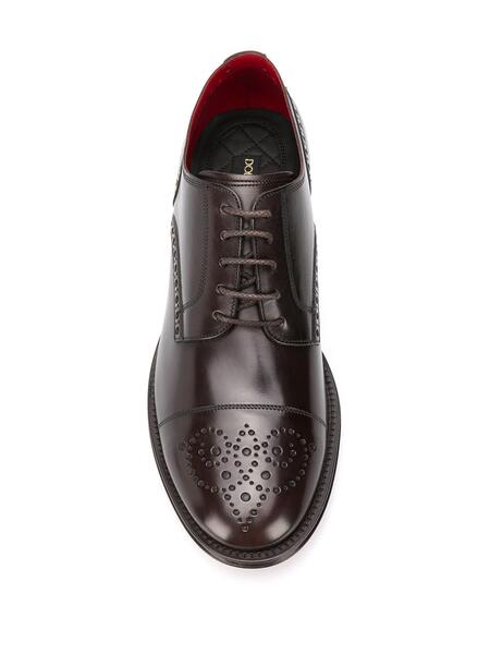 туфли дерби с перфорацией Dolce&Gabbana 149908275254