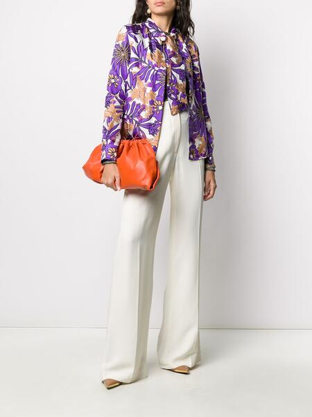 блузка с завязками на воротнике и цветочным принтом Victoria Beckham 1509619554