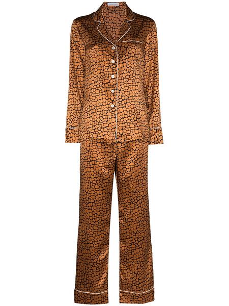 пижама Lila с леопардовым принтом Olivia Von Halle 159637088883